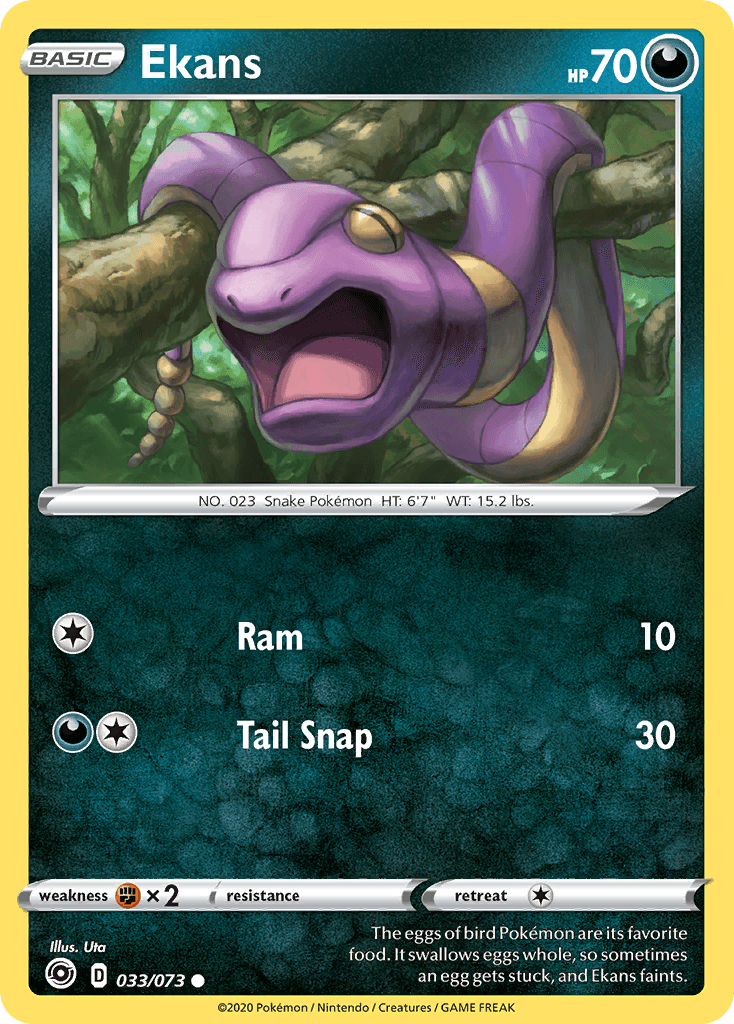 Ekans z edície Champion's Path, karta č.33
