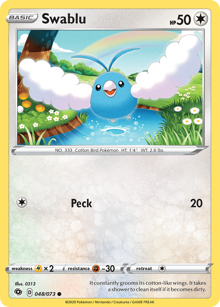 Swablu z edície Champion's Path, karta č.48