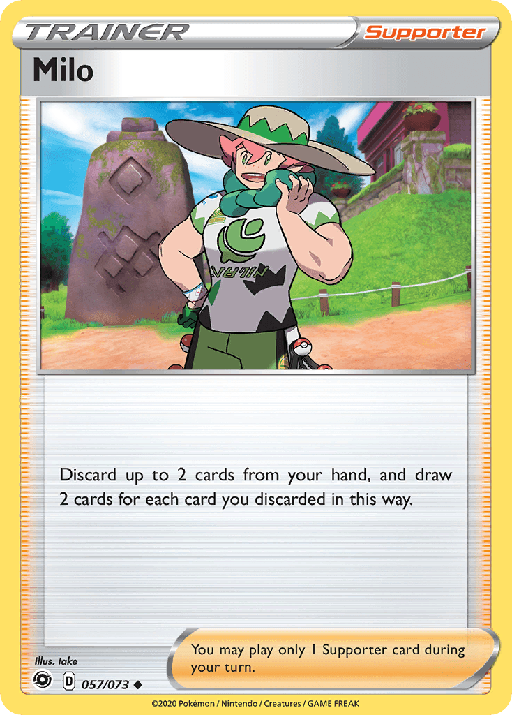 Milo z edície Champion's Path, karta č.57