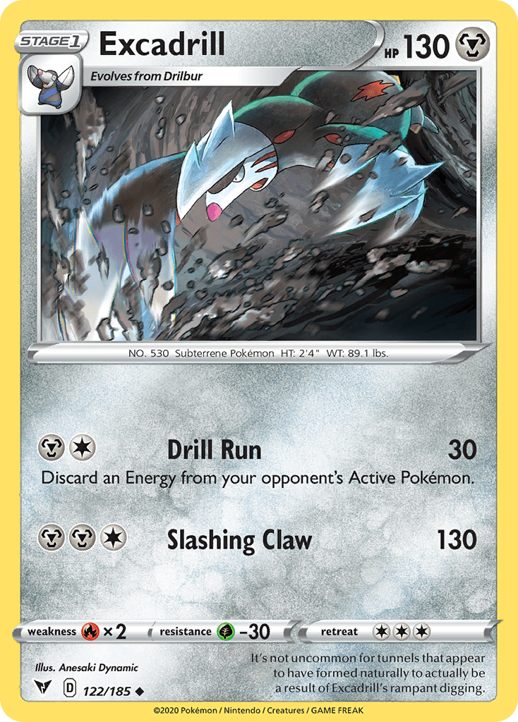 Excadrill z edície Vivid Voltage, karta č.122