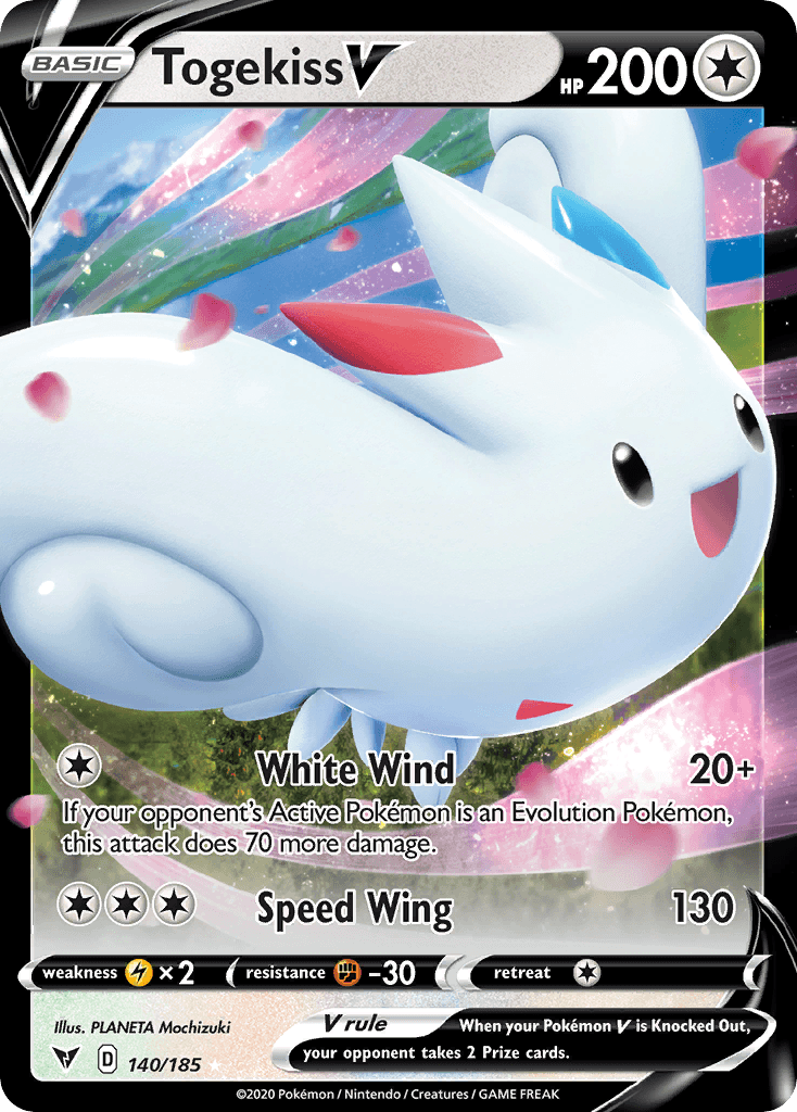Togekiss V z edície Vivid Voltage, karta č.140