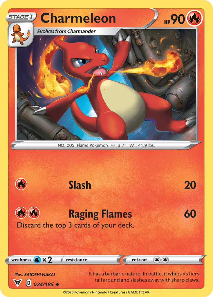 Charmeleon z edície Vivid Voltage, karta č.24