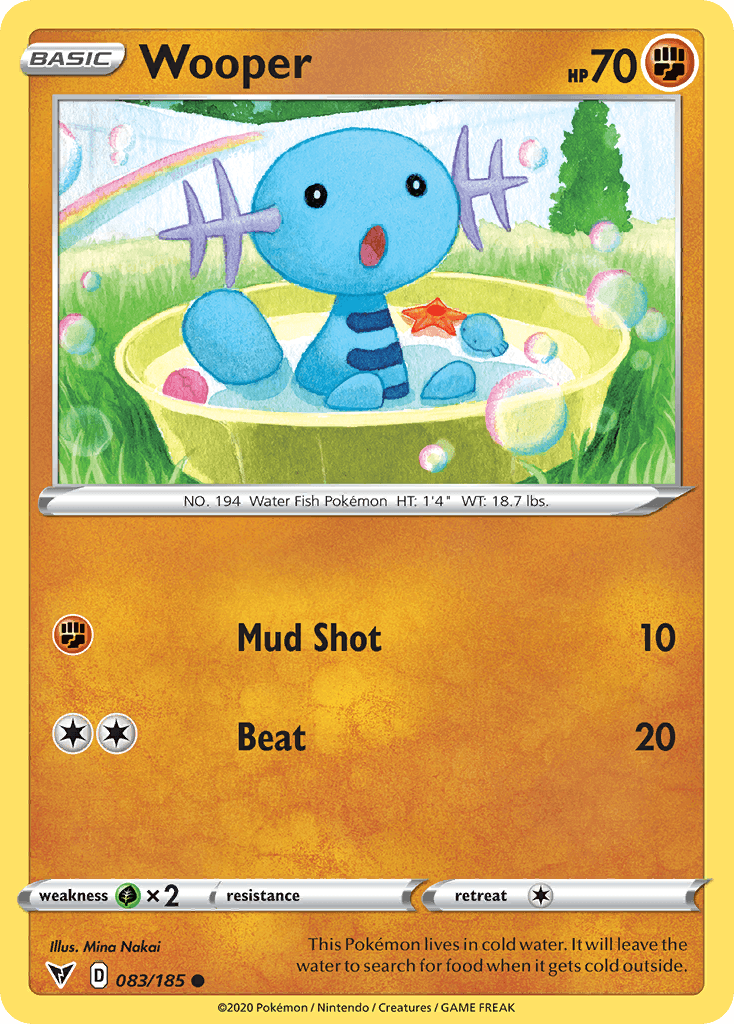 Wooper z edície Vivid Voltage, karta č.83