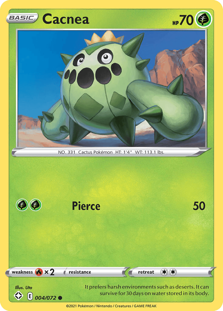 Cacnea z edície Shining Fates, karta č.4