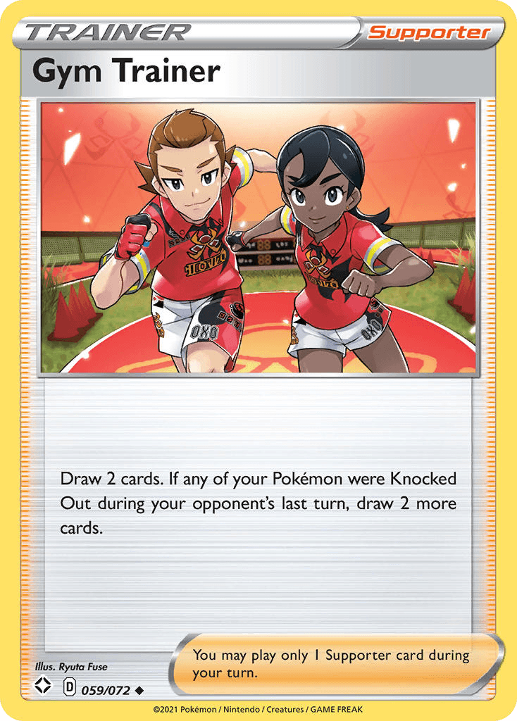 Gym Trainer z edície Shining Fates, karta č.59