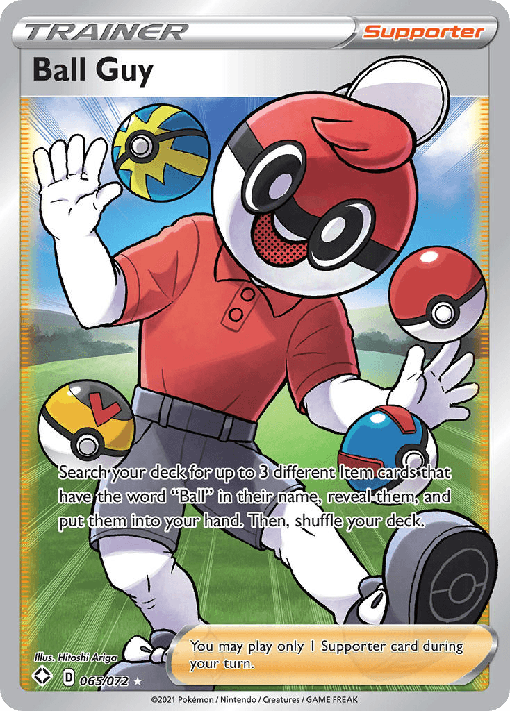Ball Guy z edície Shining Fates, karta č.65