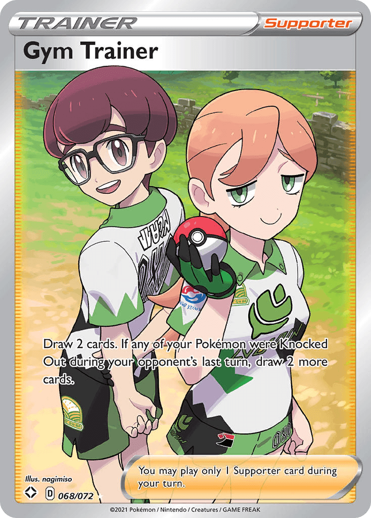 Gym Trainer z edície Shining Fates, karta č.68