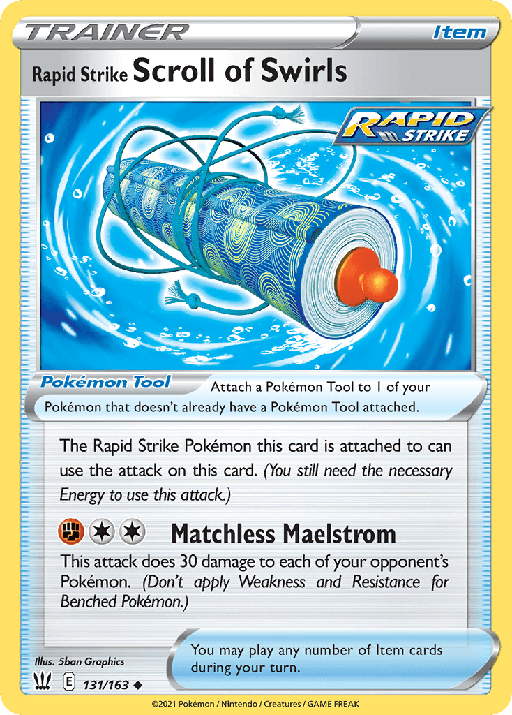 Rapid Strike Scroll of Swirls z edície Battle Styles, karta č.131