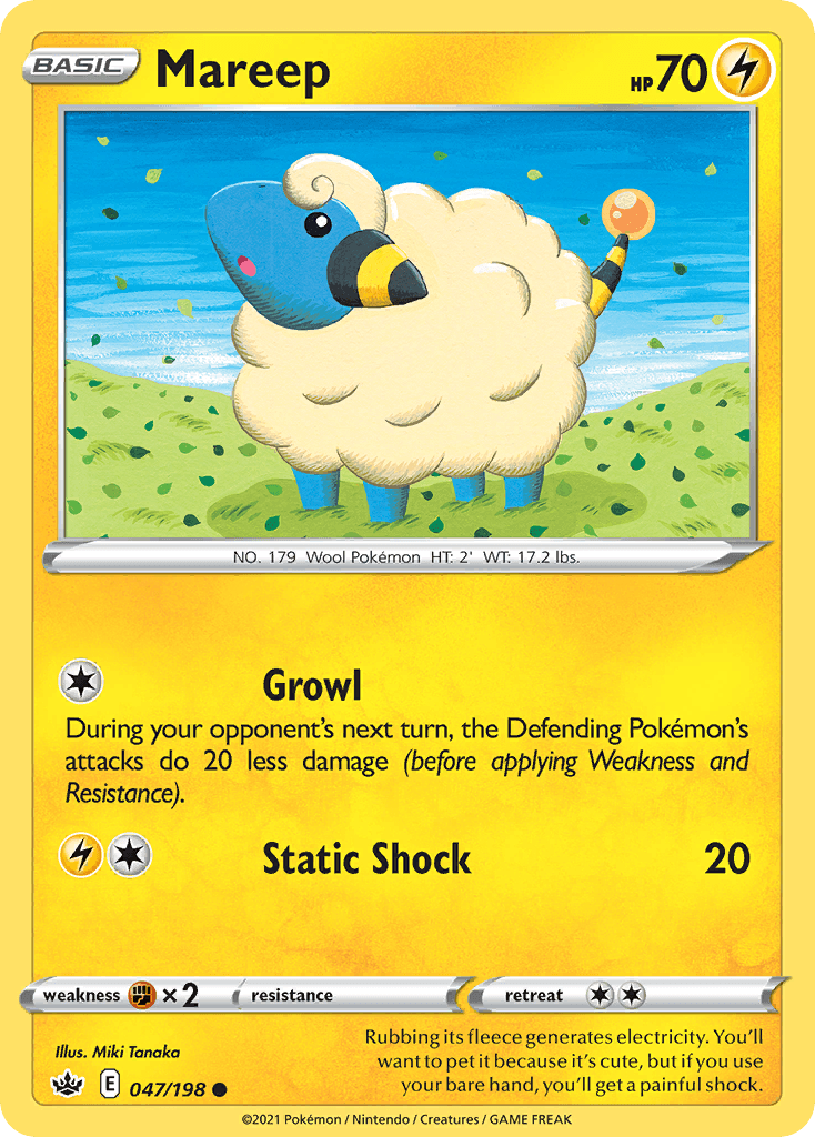 Mareep z edície Chilling Reign, karta č.47