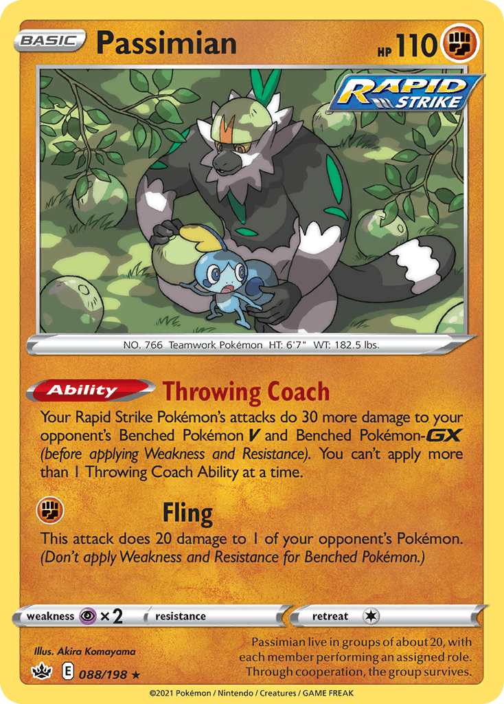 Passimian z edície Chilling Reign, karta č.88