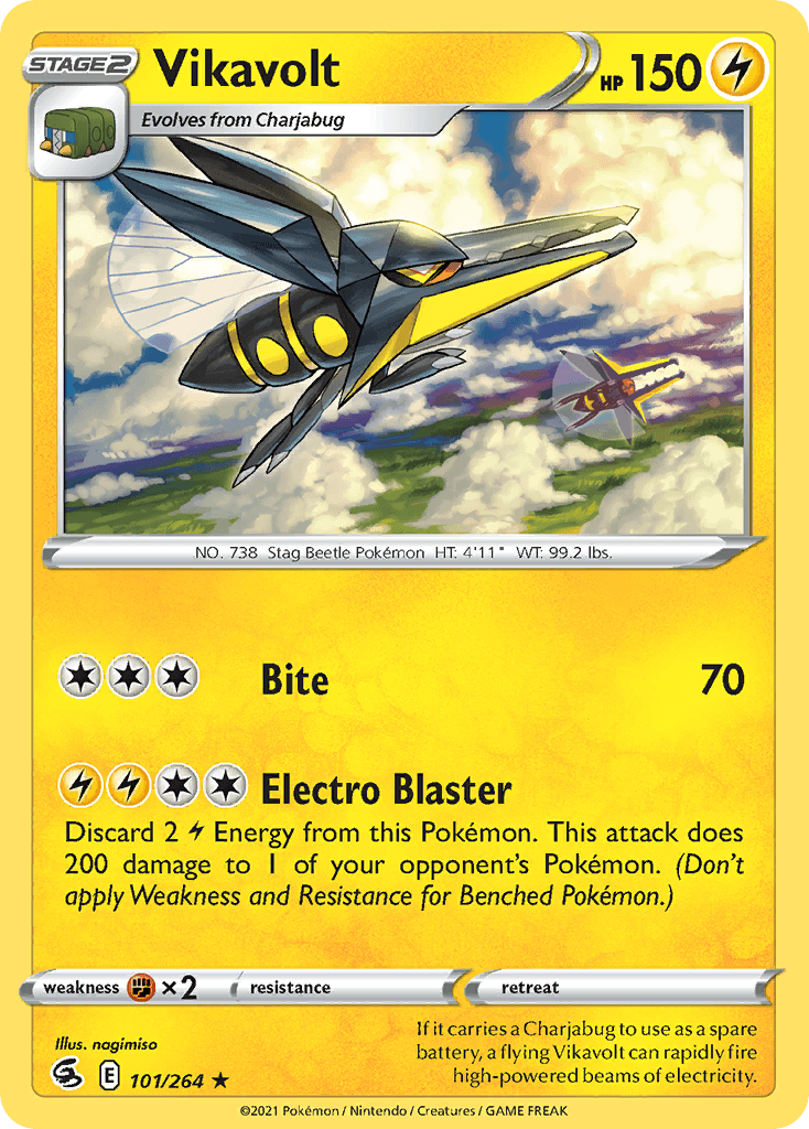 Vikavolt z edície Fusion Strike, karta č.101