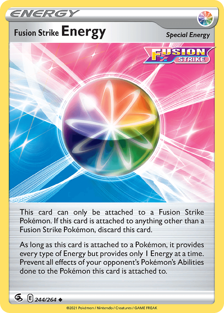 Fusion Strike Energy z edície Fusion Strike, karta č.244