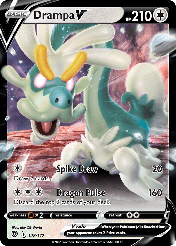 Drampa V z edície Brilliant Stars, karta č.128