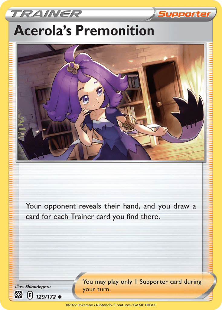 Acerola's Premonition z edície Brilliant Stars, karta č.129
