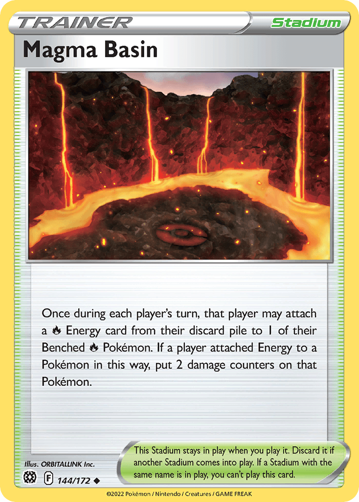 Magma Basin z edície Brilliant Stars, karta č.144