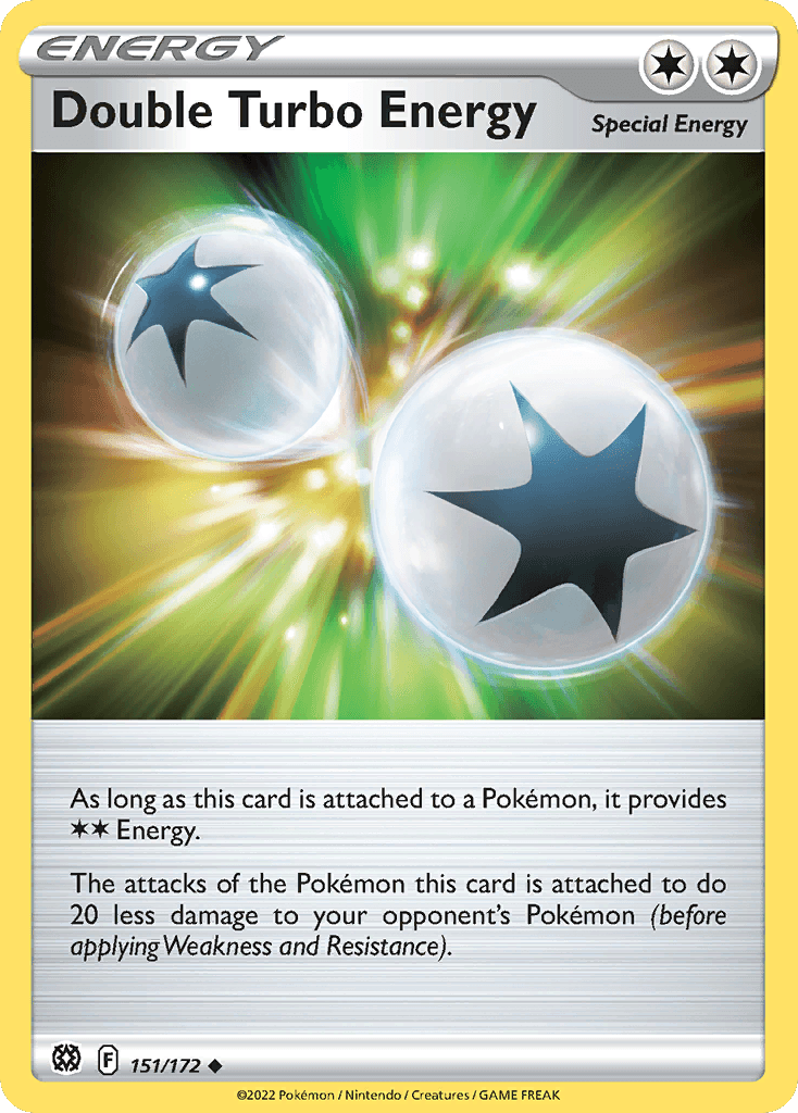 Double Turbo Energy z edície Brilliant Stars, karta č.151