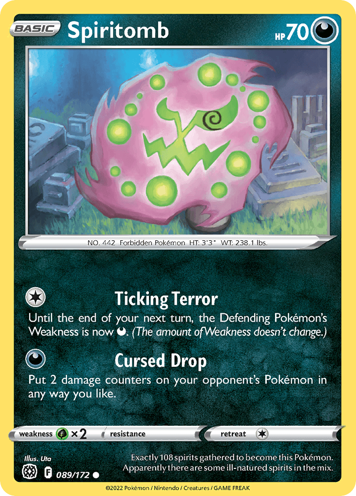 Spiritomb z edície Brilliant Stars, karta č.89