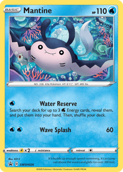 Mantine z edície SWSH Black Star Promos, karta č.SWSH026