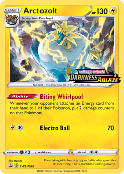 Arctozolt z edície SWSH Black Star Promos, karta č.SWSH036