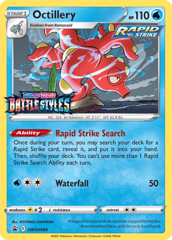 Octillery z edície SWSH Black Star Promos, karta č.SWSH089