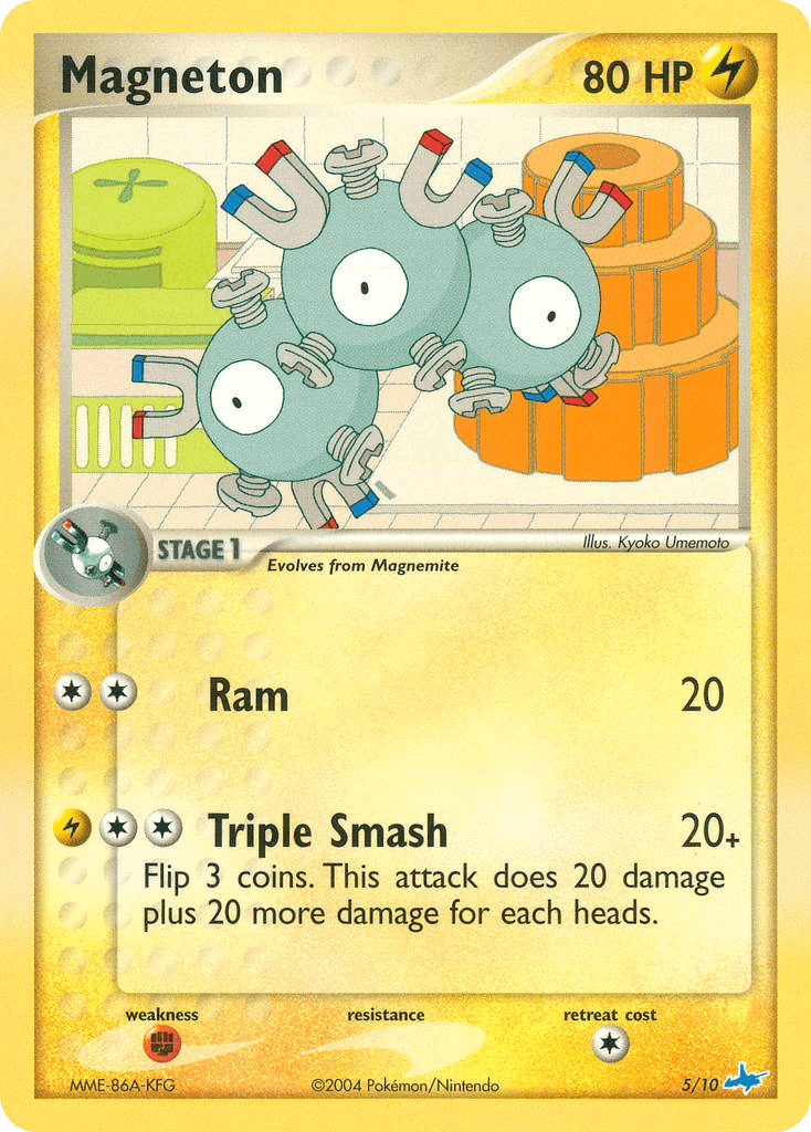Magneton z edície EX Trainer Kit Latios, karta č.5