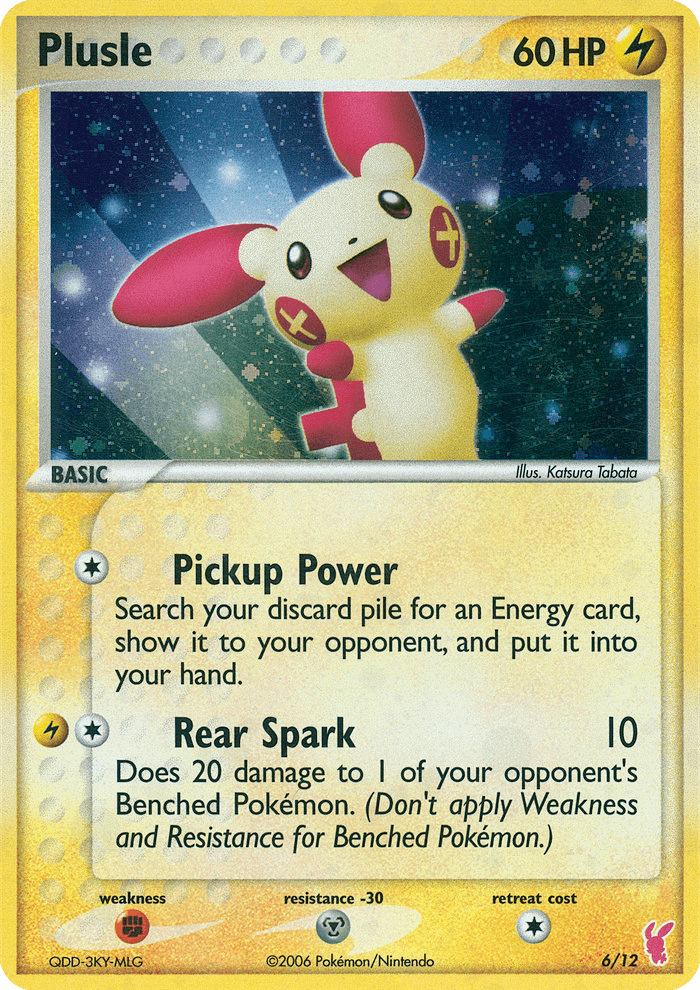 Plusle z edície EX Trainer Kit 2 Plusle, karta č.6