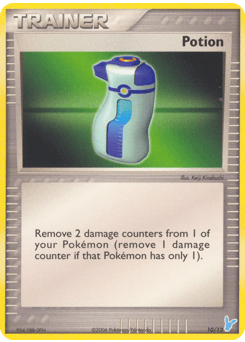 Potion z edície EX Trainer Kit 2 Minun, karta č.10