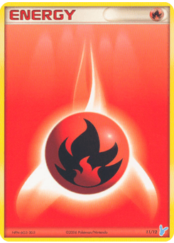 Fire Energy z edície EX Trainer Kit 2 Minun, karta č.11