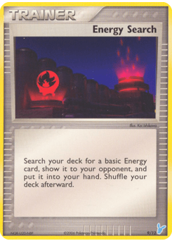 Energy Search z edície EX Trainer Kit 2 Minun, karta č.9