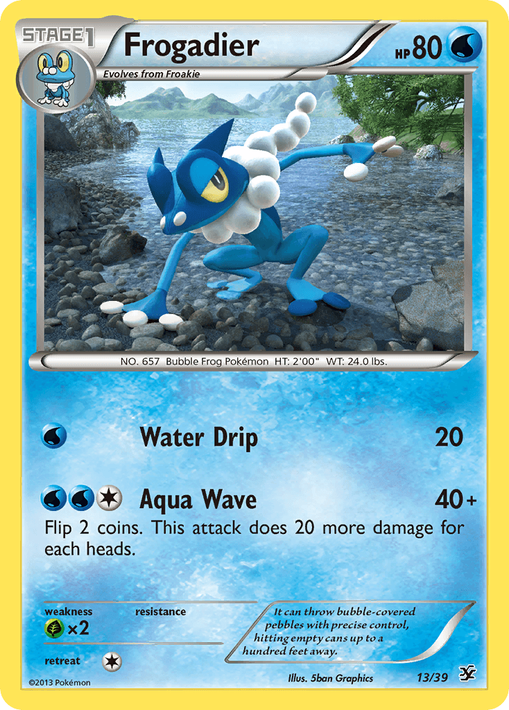 Frogadier z edície Kalos Starter Set, karta č.13