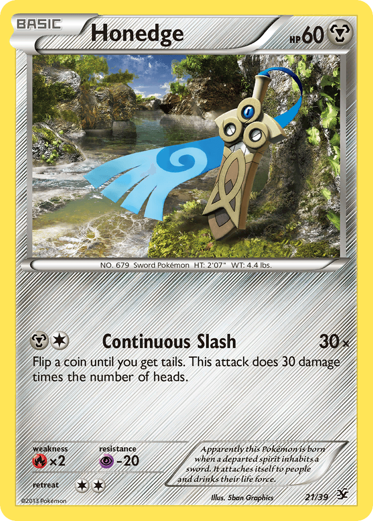 Honedge z edície Kalos Starter Set, karta č.21