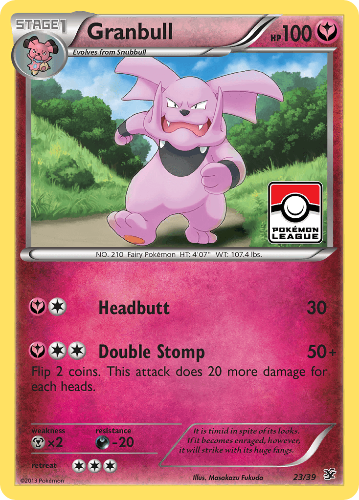 Granbull z edície Kalos Starter Set, karta č.23