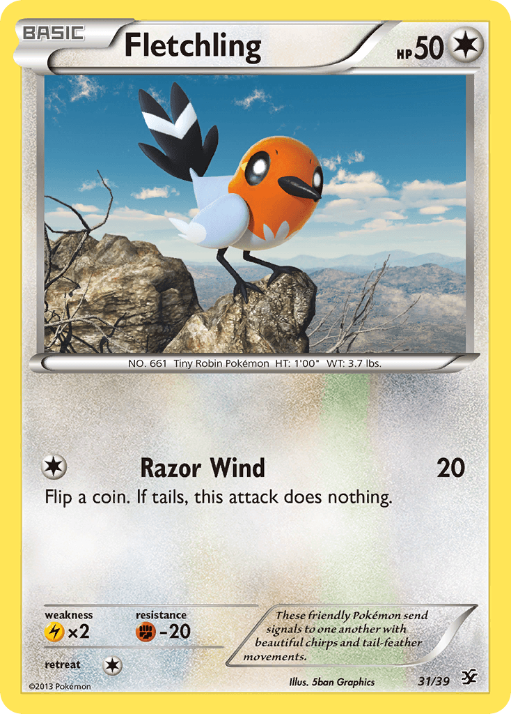 Fletchling z edície Kalos Starter Set, karta č.31