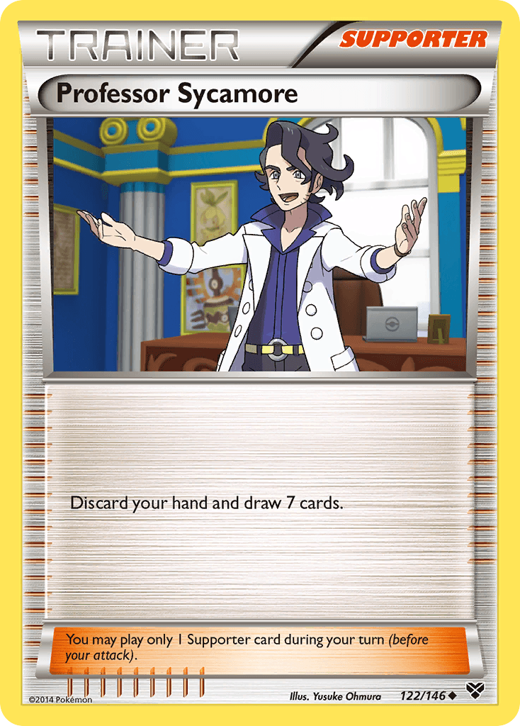 Professor Sycamore z edície XY, karta č.122