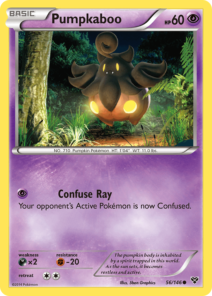 Pumpkaboo z edície XY, karta č.56