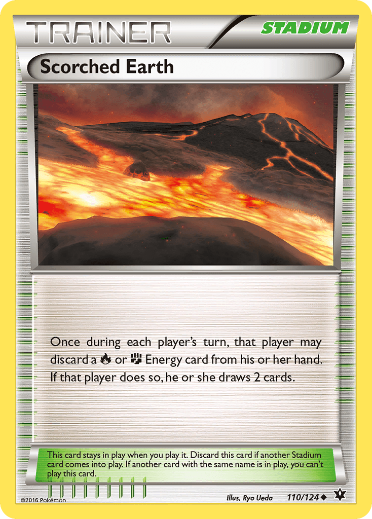 Scorched Earth z edície Fates Collide, karta č.110