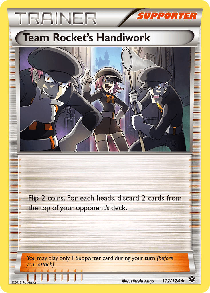 Team Rocket's Handiwork z edície Fates Collide, karta č.112