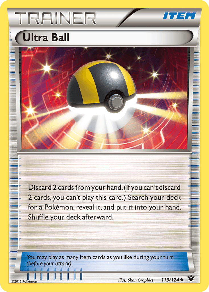 Ultra Ball z edície Fates Collide, karta č.113