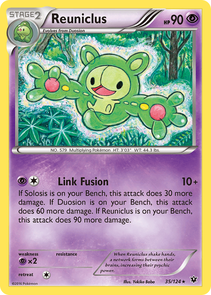 Reuniclus z edície Fates Collide, karta č.35