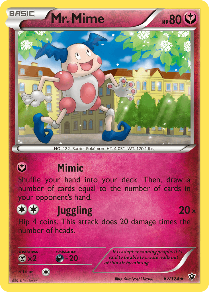 Mr. Mime z edície Fates Collide, karta č.67