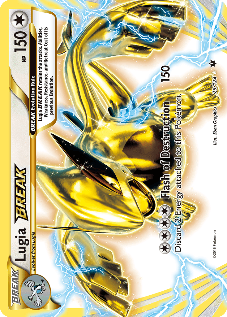 Lugia BREAK z edície Fates Collide, karta č.79