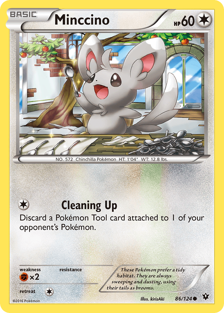 Minccino z edície Fates Collide, karta č.86