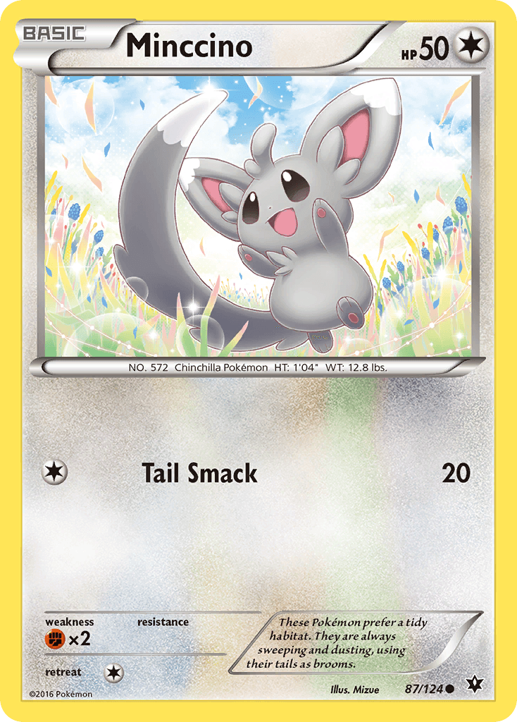 Minccino z edície Fates Collide, karta č.87
