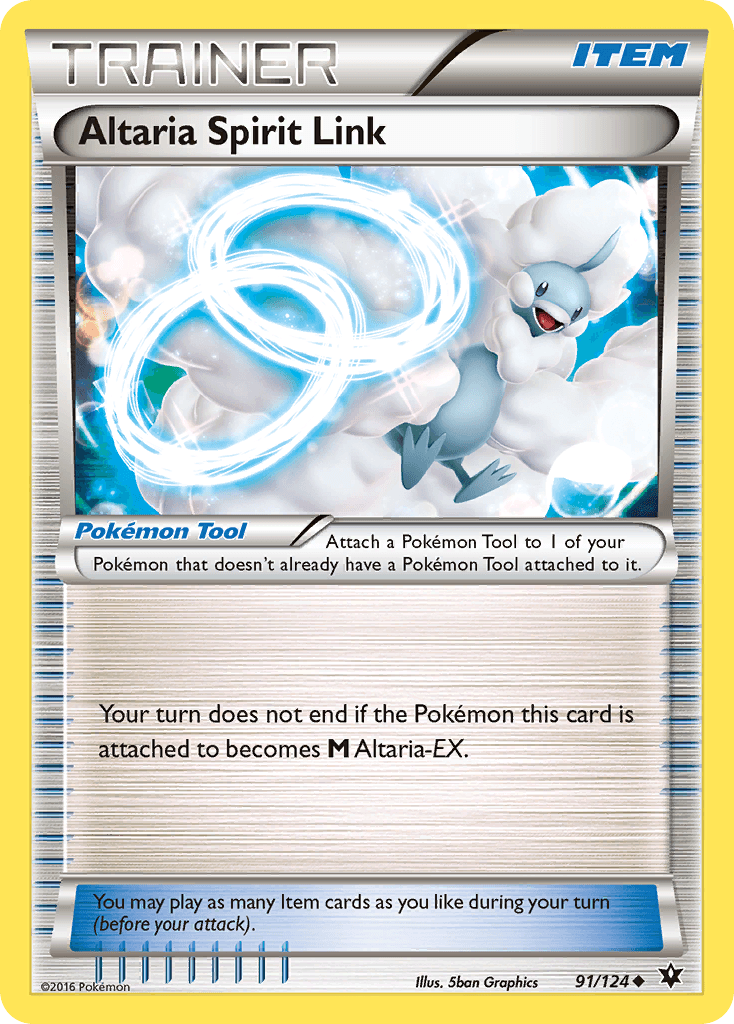 Altaria Spirit Link z edície Fates Collide, karta č.91