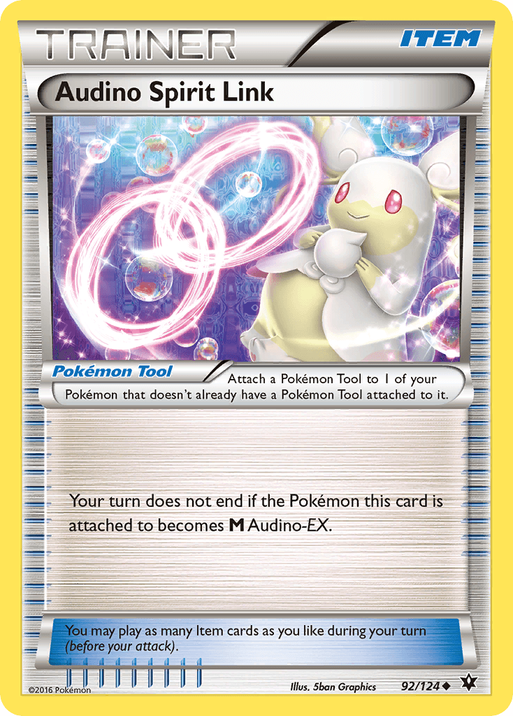 Audino Spirit Link z edície Fates Collide, karta č.92
