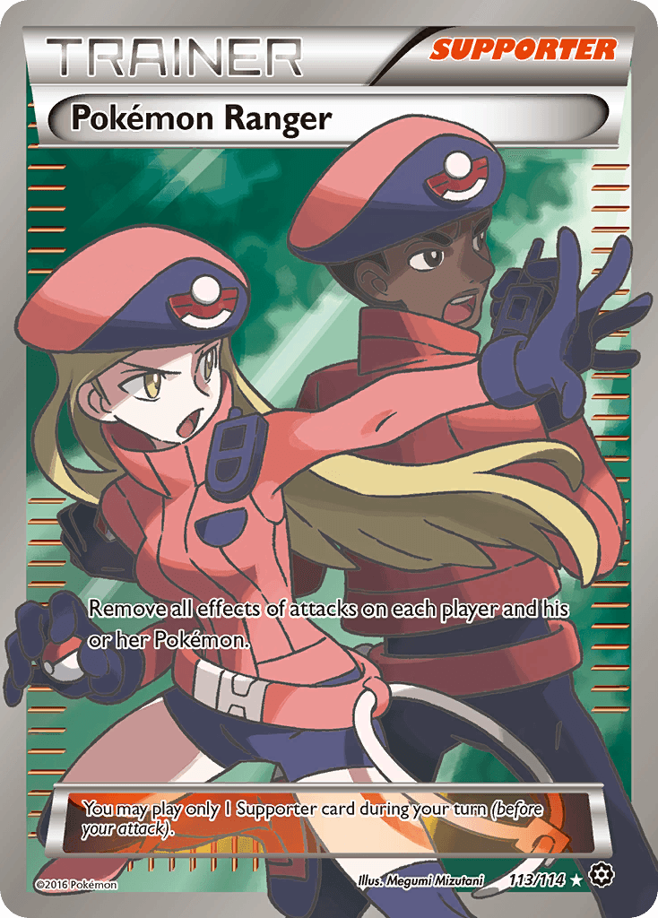 Pokémon Ranger z edície Steam Siege, karta č.113