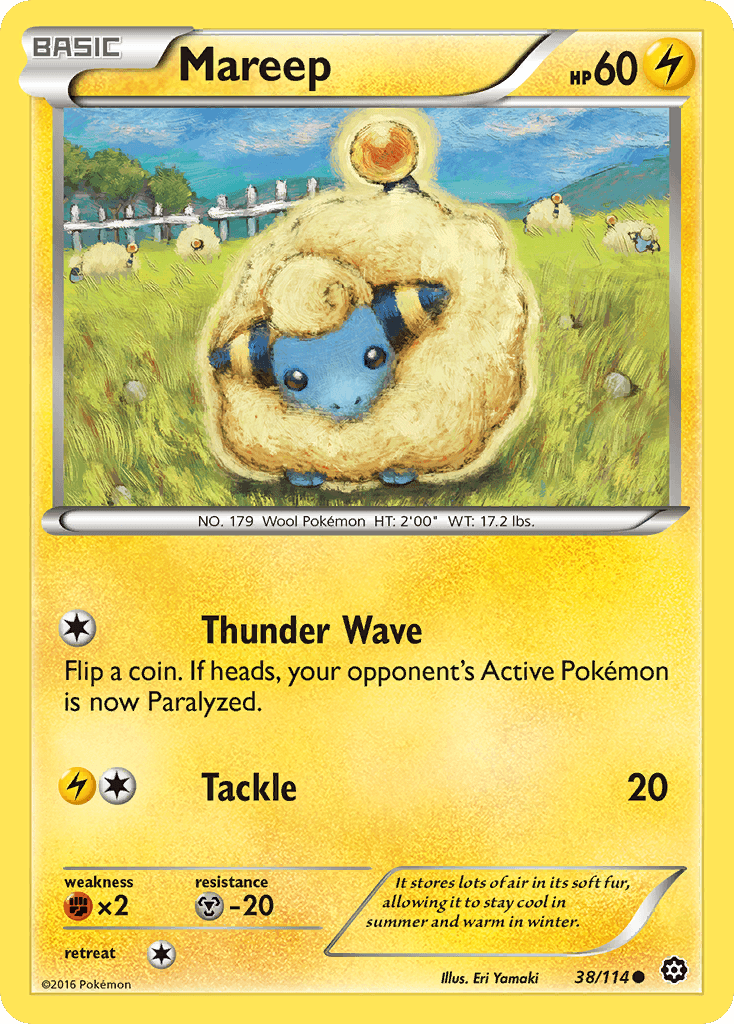 Mareep z edície Steam Siege, karta č.38