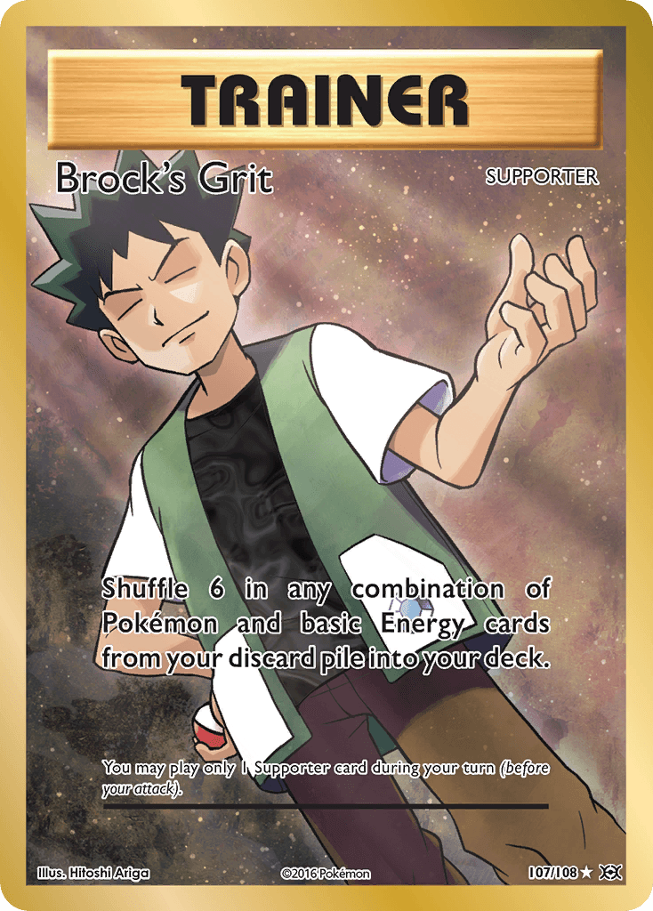 Brock's Grit z edície Evolutions, karta č.107
