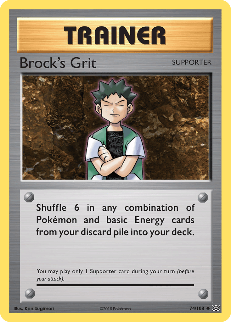 Brock's Grit z edície Evolutions, karta č.74