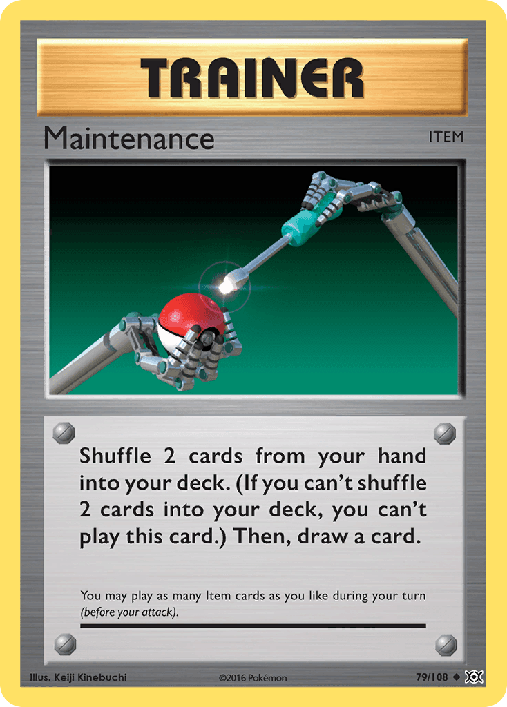 Maintenance z edície Evolutions, karta č.79